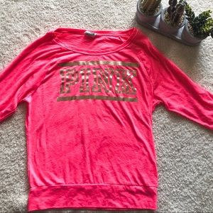 4 for $25 || PINK | Long Sleeve Tee